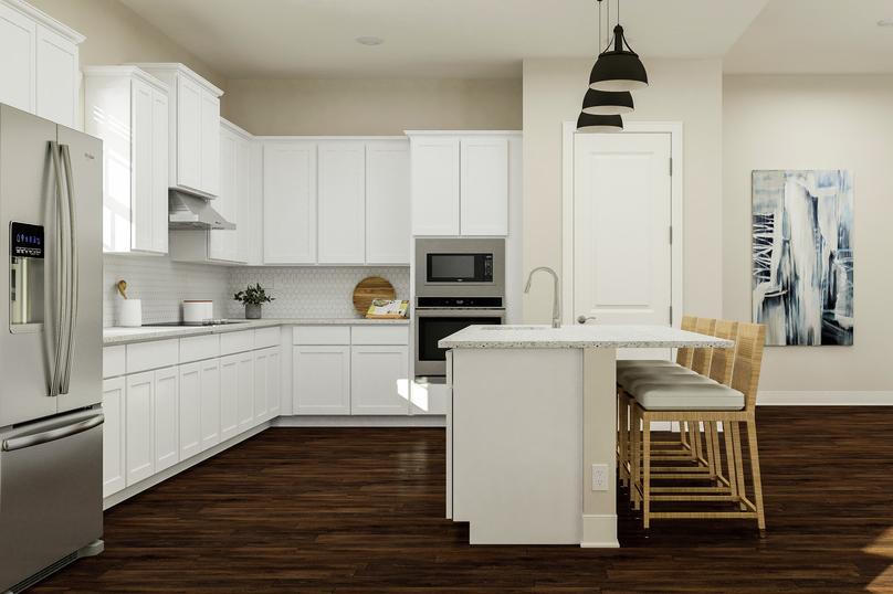 Bright, open interior of a Bella Terra home